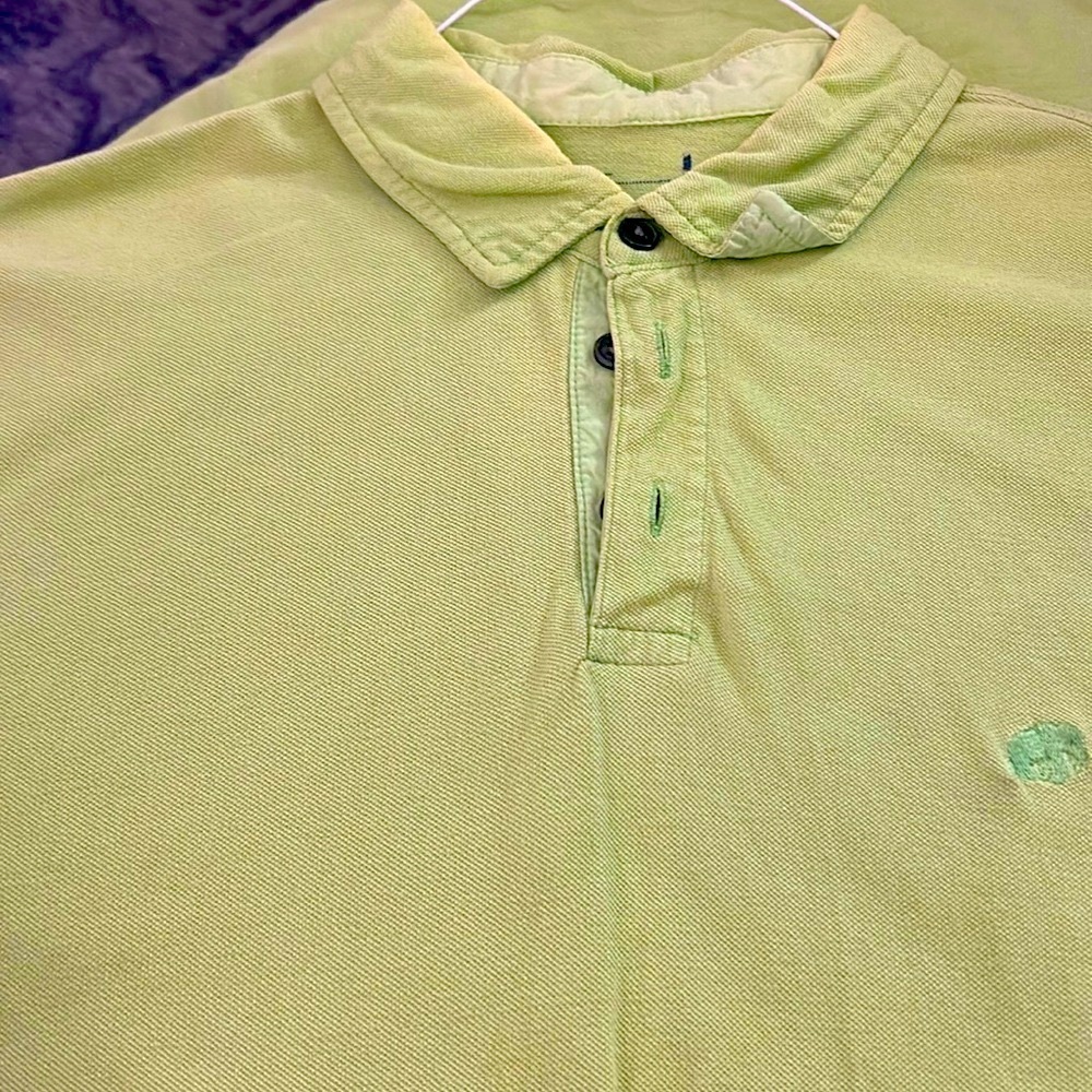 🌿Banana Republic Vintage Wash Short-Sleeved Polo Rugby, size L🌿